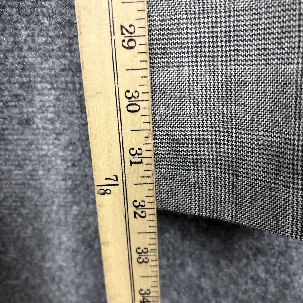 Talbots Dress Pants Womens Size 12 Gray Plaid Wool Lined Career Boardroom - Picture 7 of 12